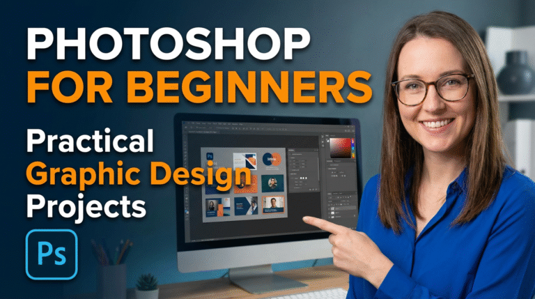 Photoshop for Beginners: Practical Graphic Design Projects